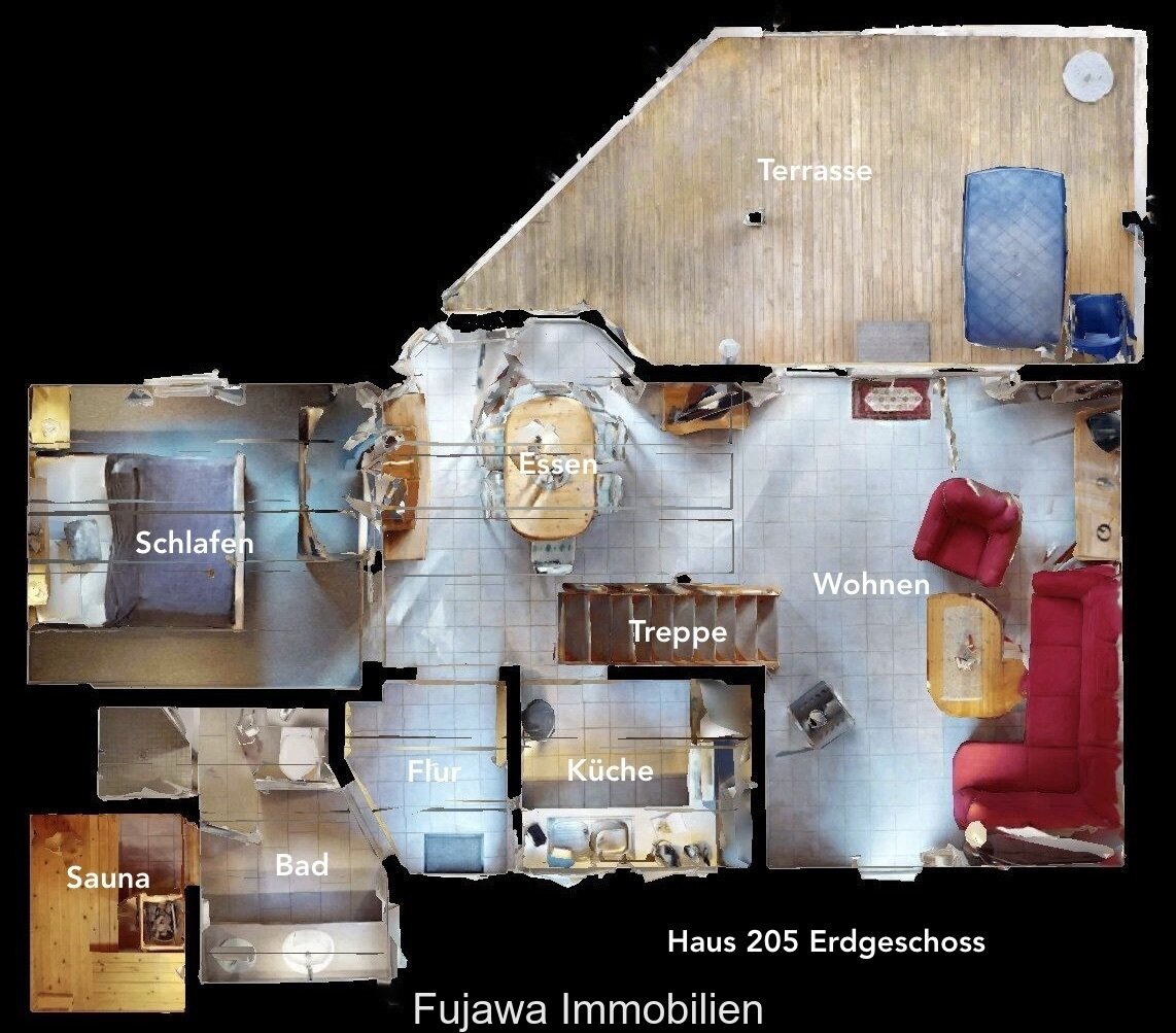 Ferienhaus in Mirow direkt am Wald - Einzelhaus mit großem Grundstück