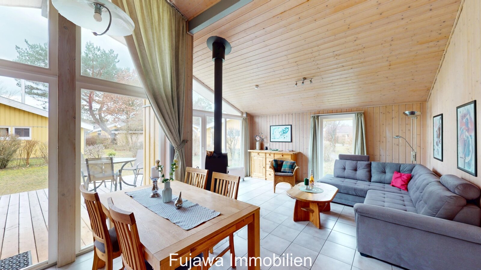 Ferienhaus Nr. 191 im Ferienpark Mirow - sehr sonniges Grundstück in ruhiger Lage