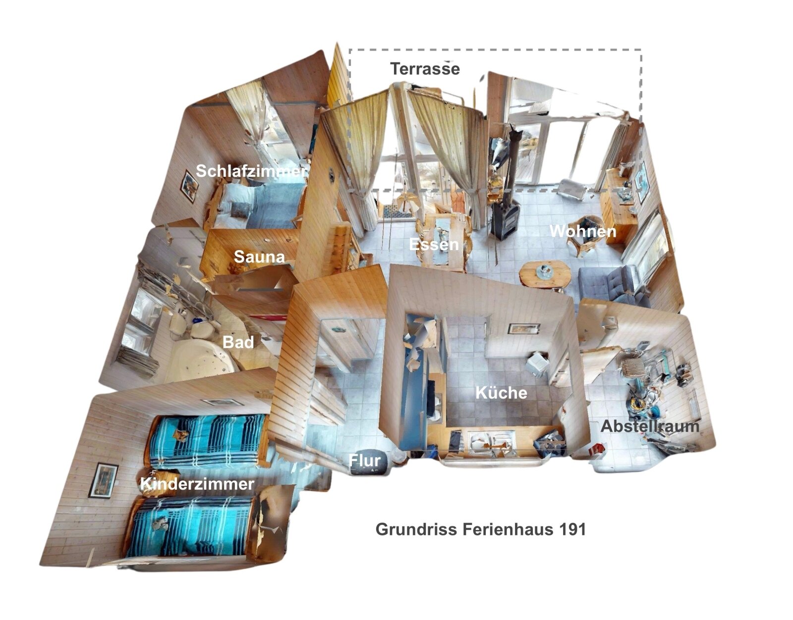 Ferienhaus Nr. 191 im Ferienpark Mirow - sehr sonniges Grundstück in ruhiger Lage