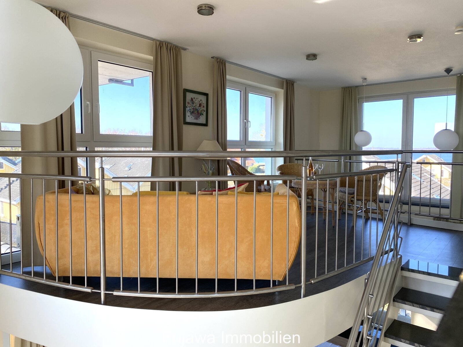 Maisonette Wohnung Appartement im Müritzturm mit Seeblick