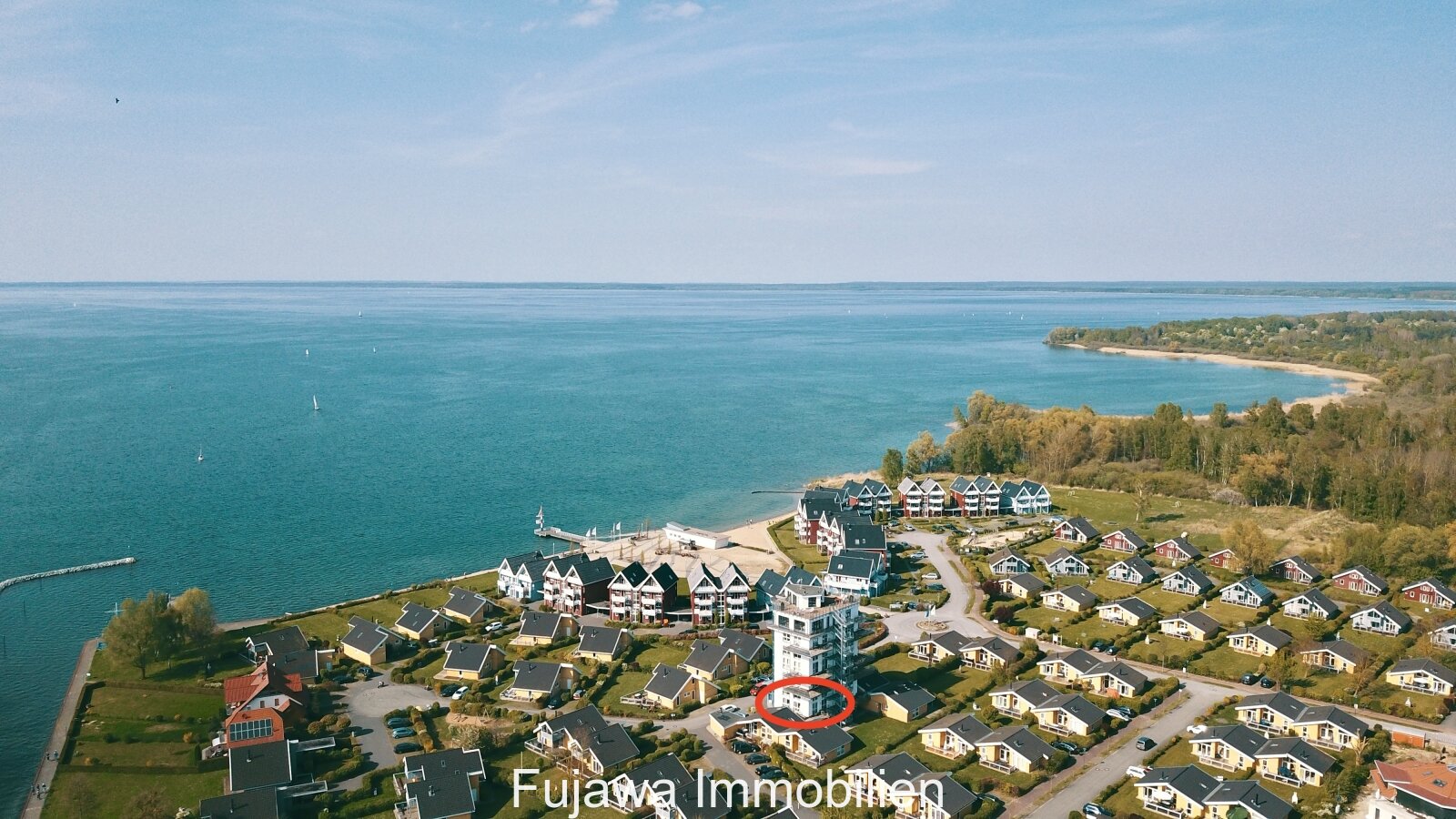 Maisonette Wohnung Appartement im Müritzturm mit Seeblick