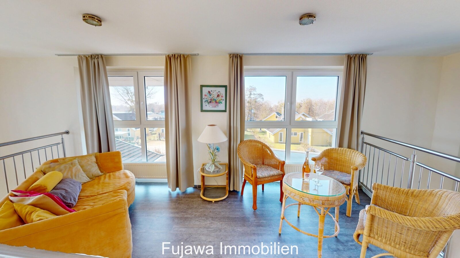 Maisonette Wohnung Appartement im Müritzturm mit Seeblick