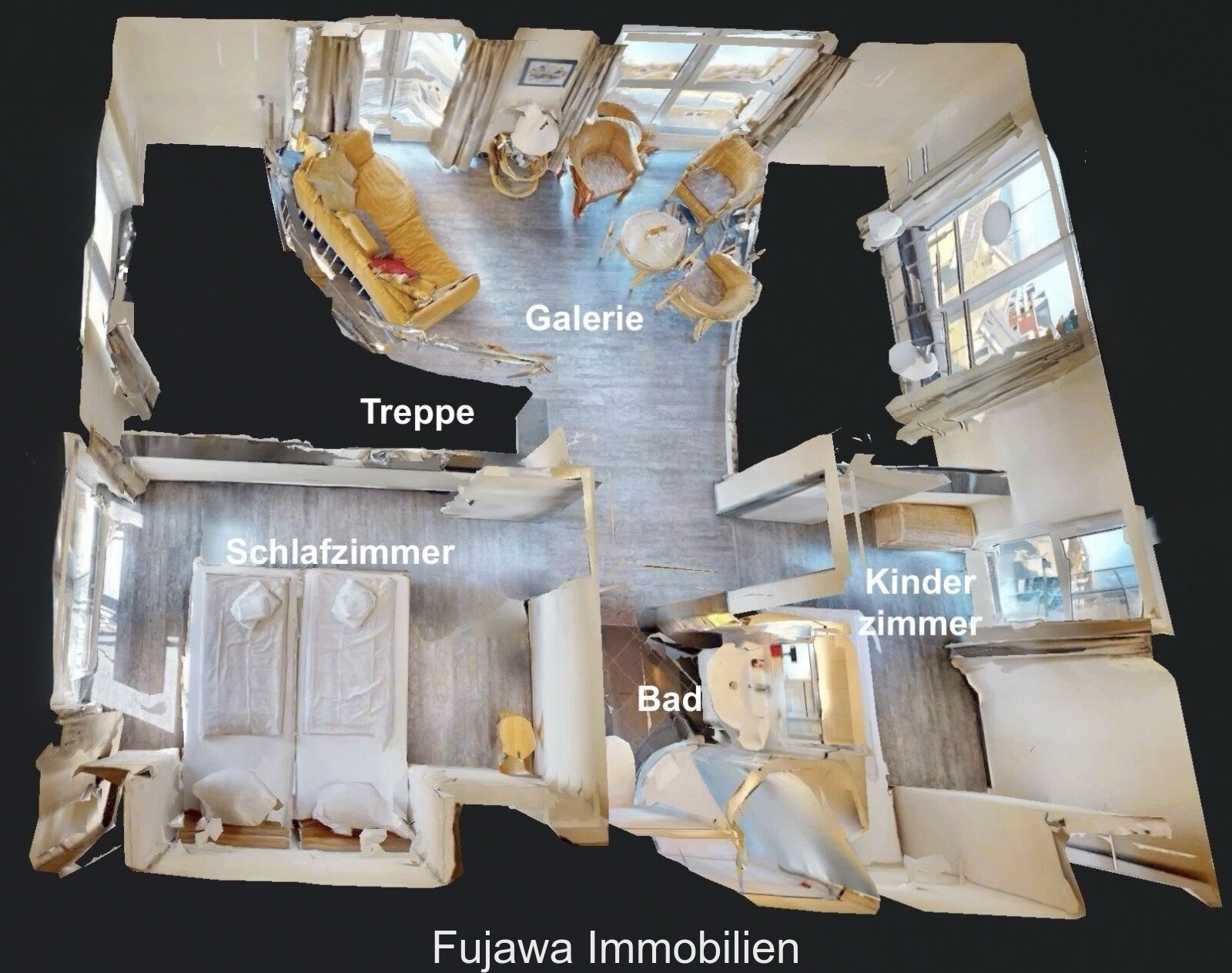 Maisonette Wohnung Appartement im Müritzturm mit Seeblick