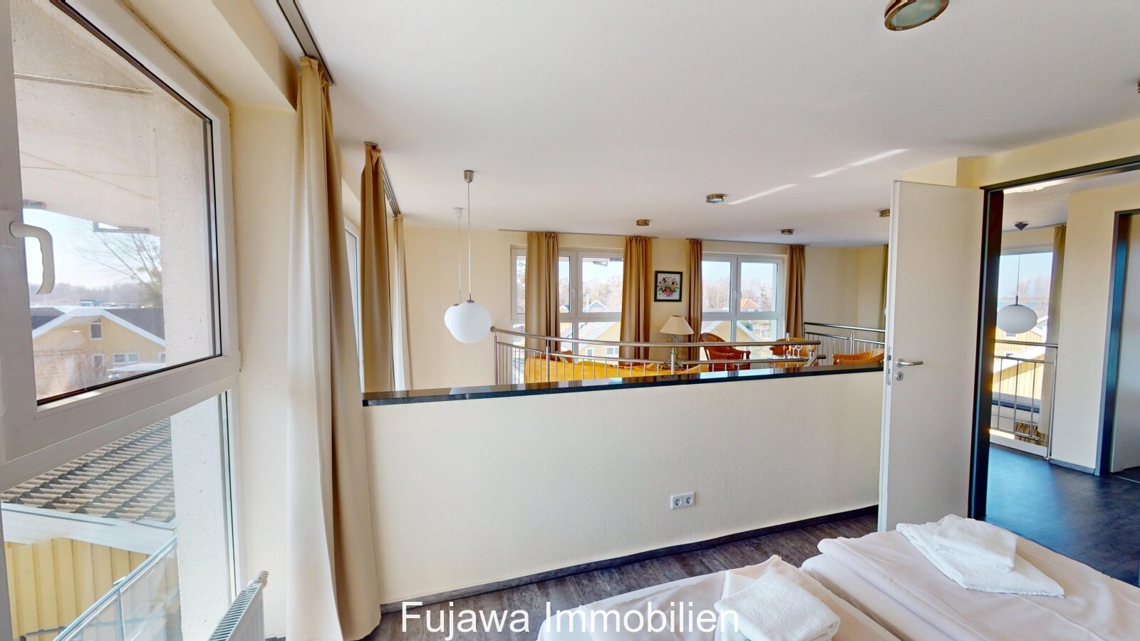 Maisonette Wohnung Appartement im Müritzturm mit Seeblick