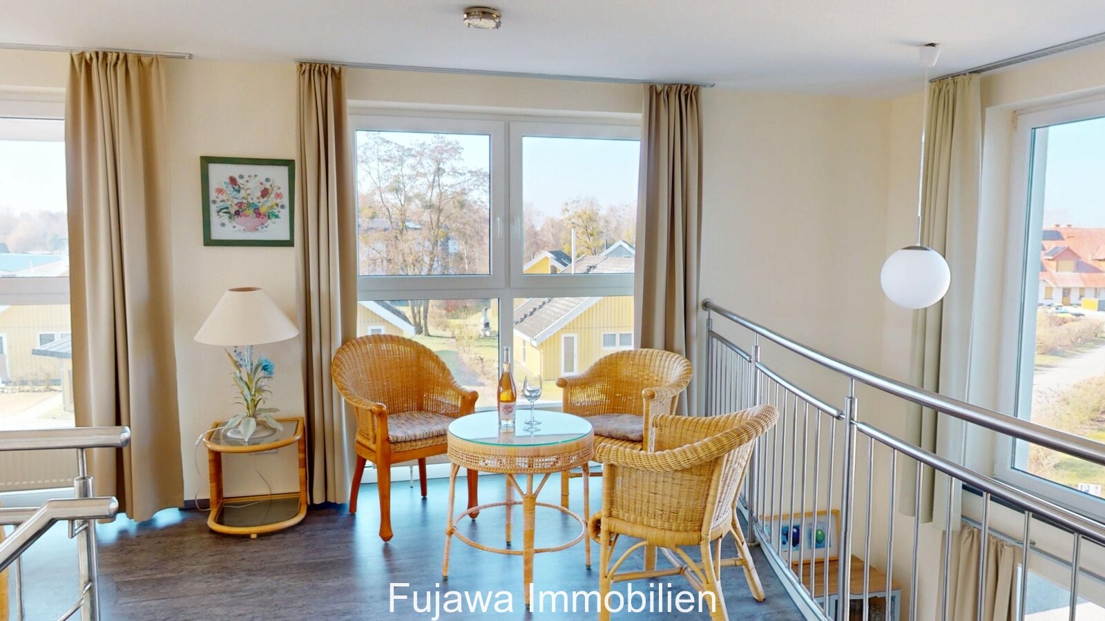 Maisonette Wohnung Appartement im Müritzturm mit Seeblick