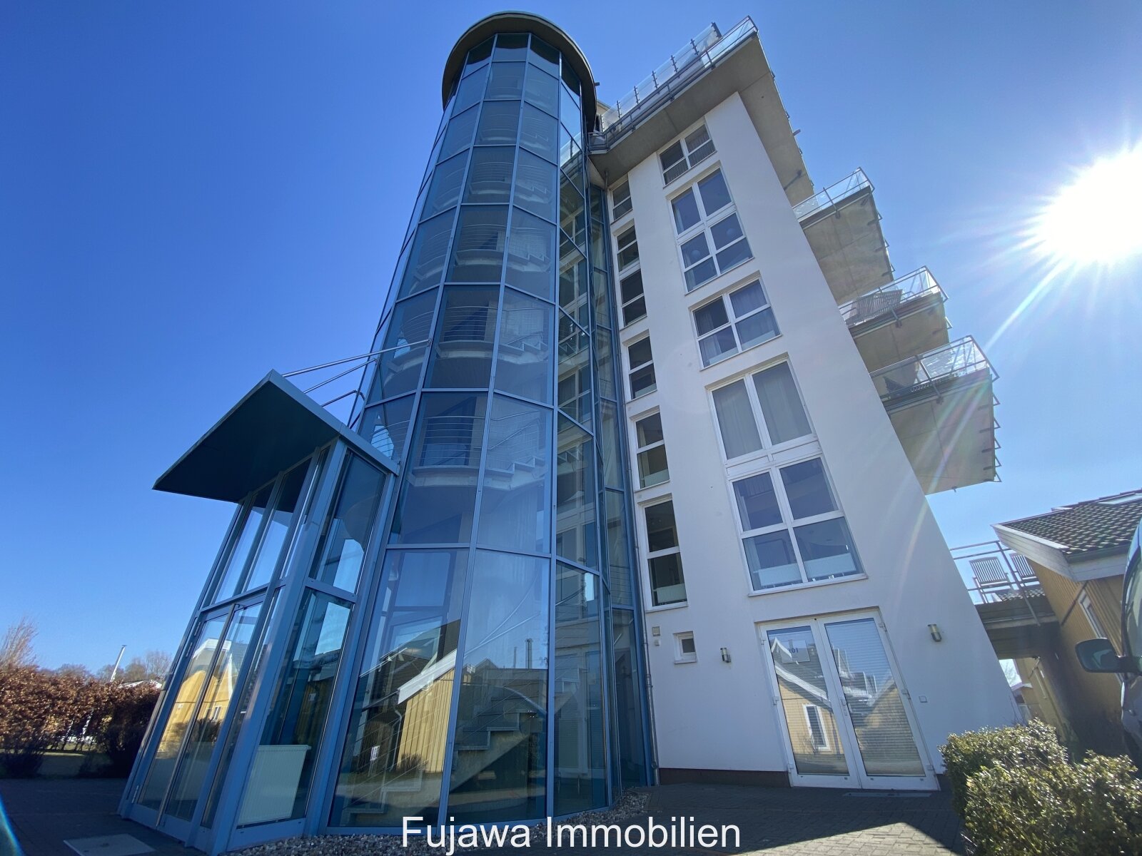 Maisonette Wohnung Appartement im Müritzturm mit Seeblick