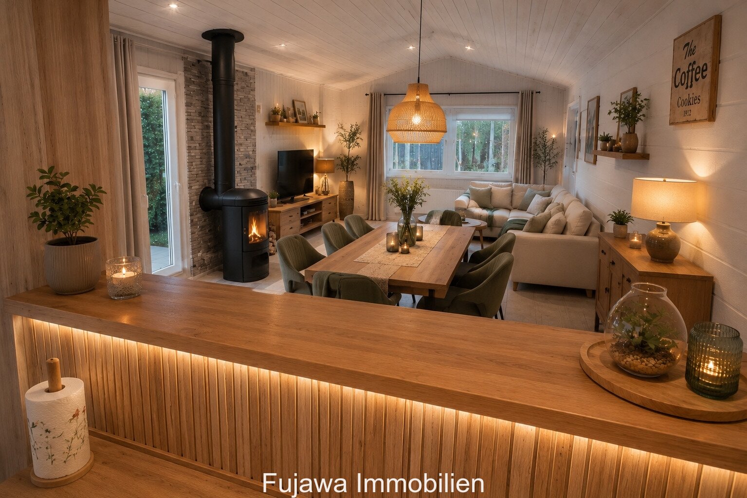 Meerzeit an der Seenplatte: Ferienhaus in absoluter Bestlage im Ferienpark Mirow