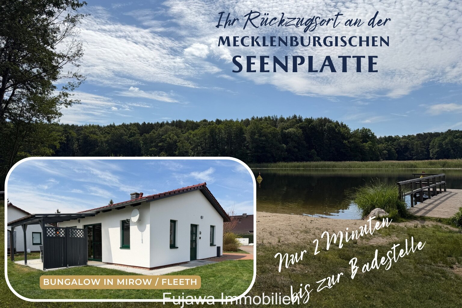 Bungalow in Fleeth zu verkaufen Investitions- und Eigennutzungsobjekt nahe dem Vilzsee