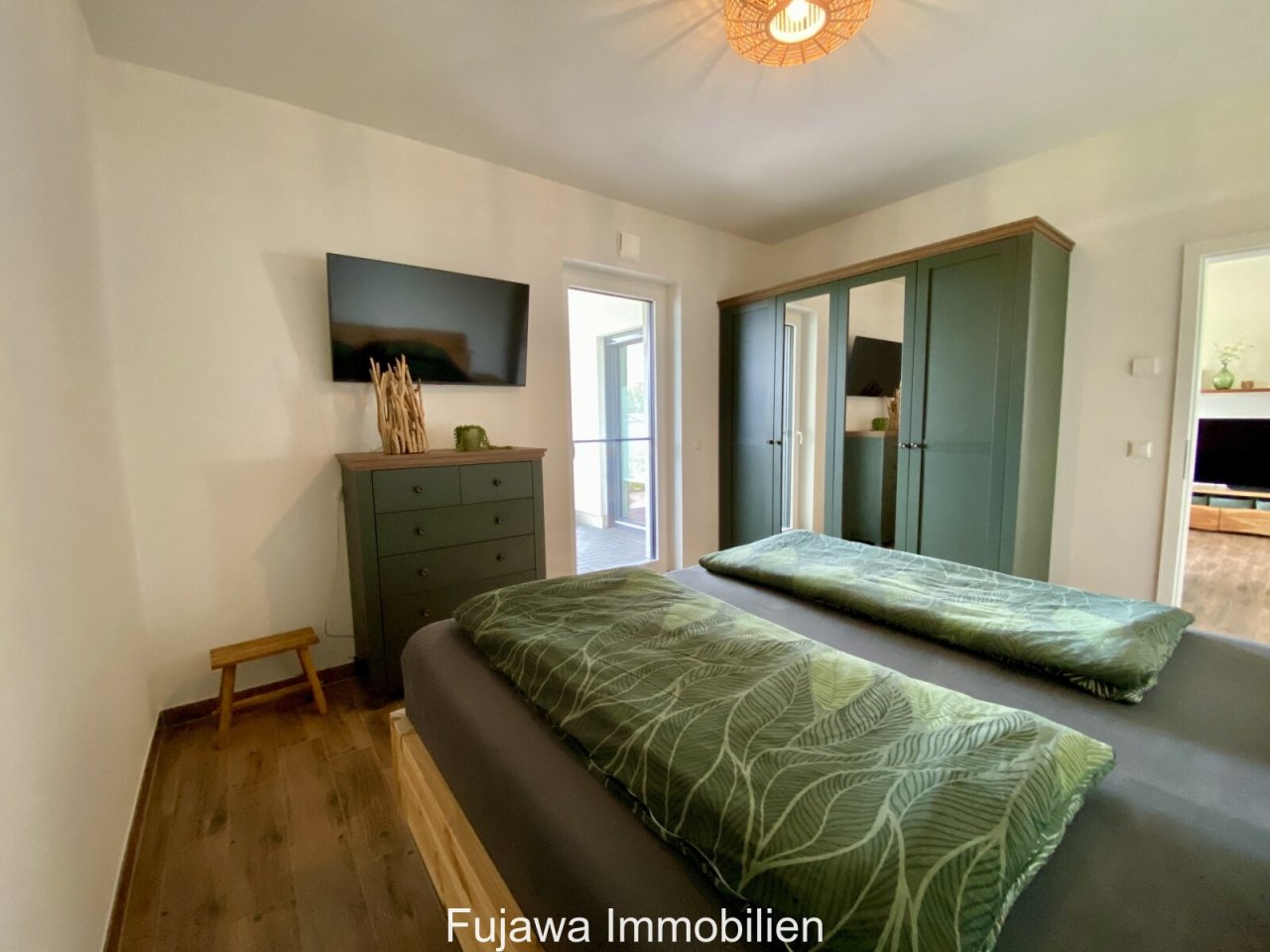 Schlafzimmer mit Zugang zur Terrasse Schlafzimmer mit Zugang zur Terrasse