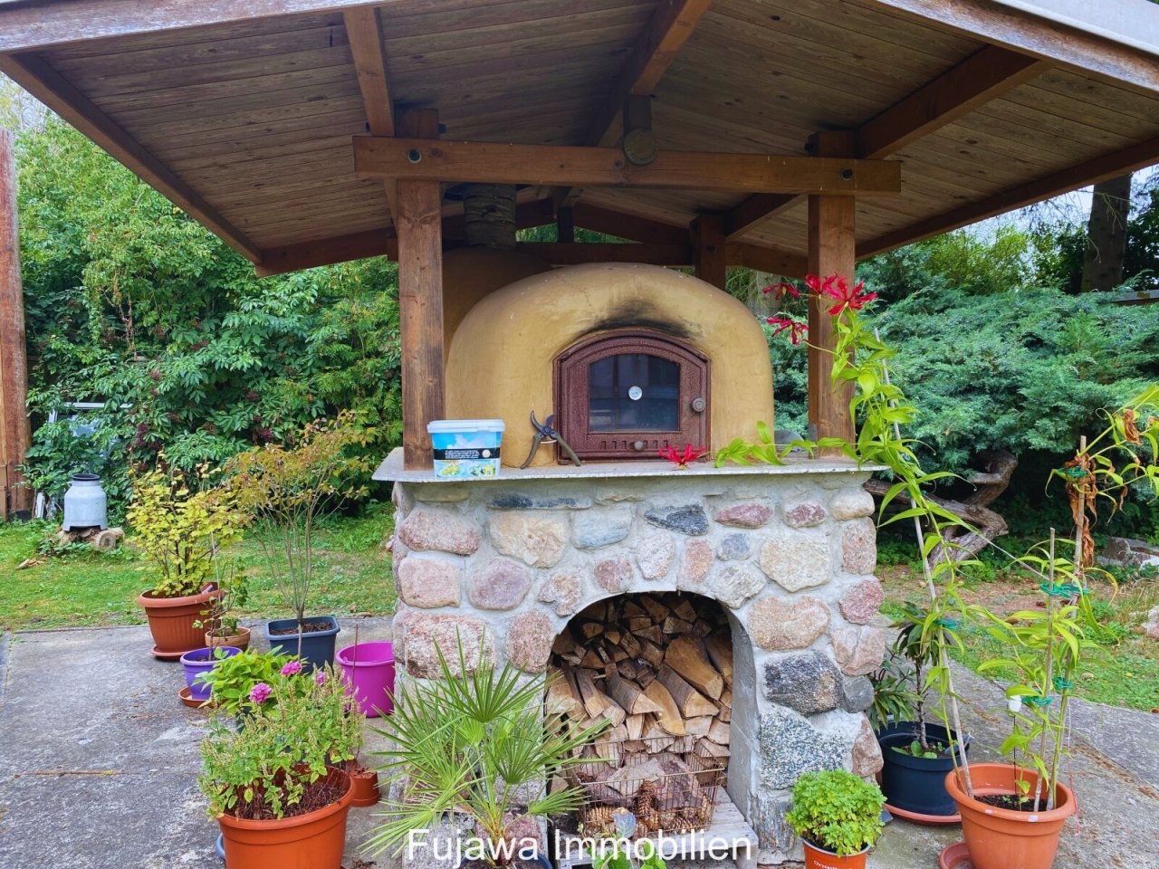 Backofen im Garten
