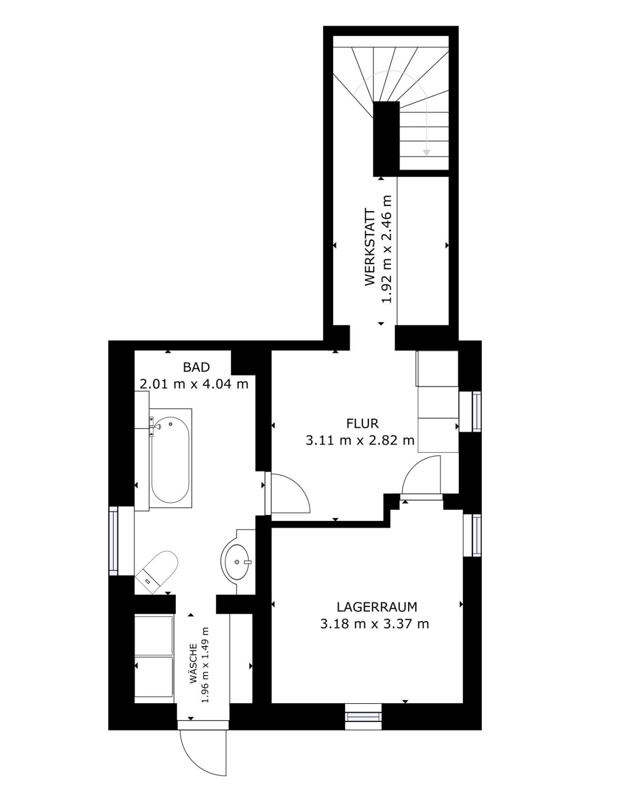 Grundriss Keller
