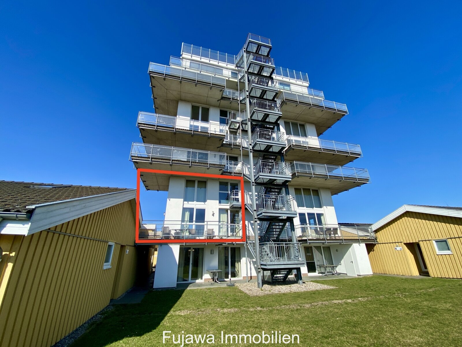 Wohnung 203 Ansicht Müritzturm Süd-Ost