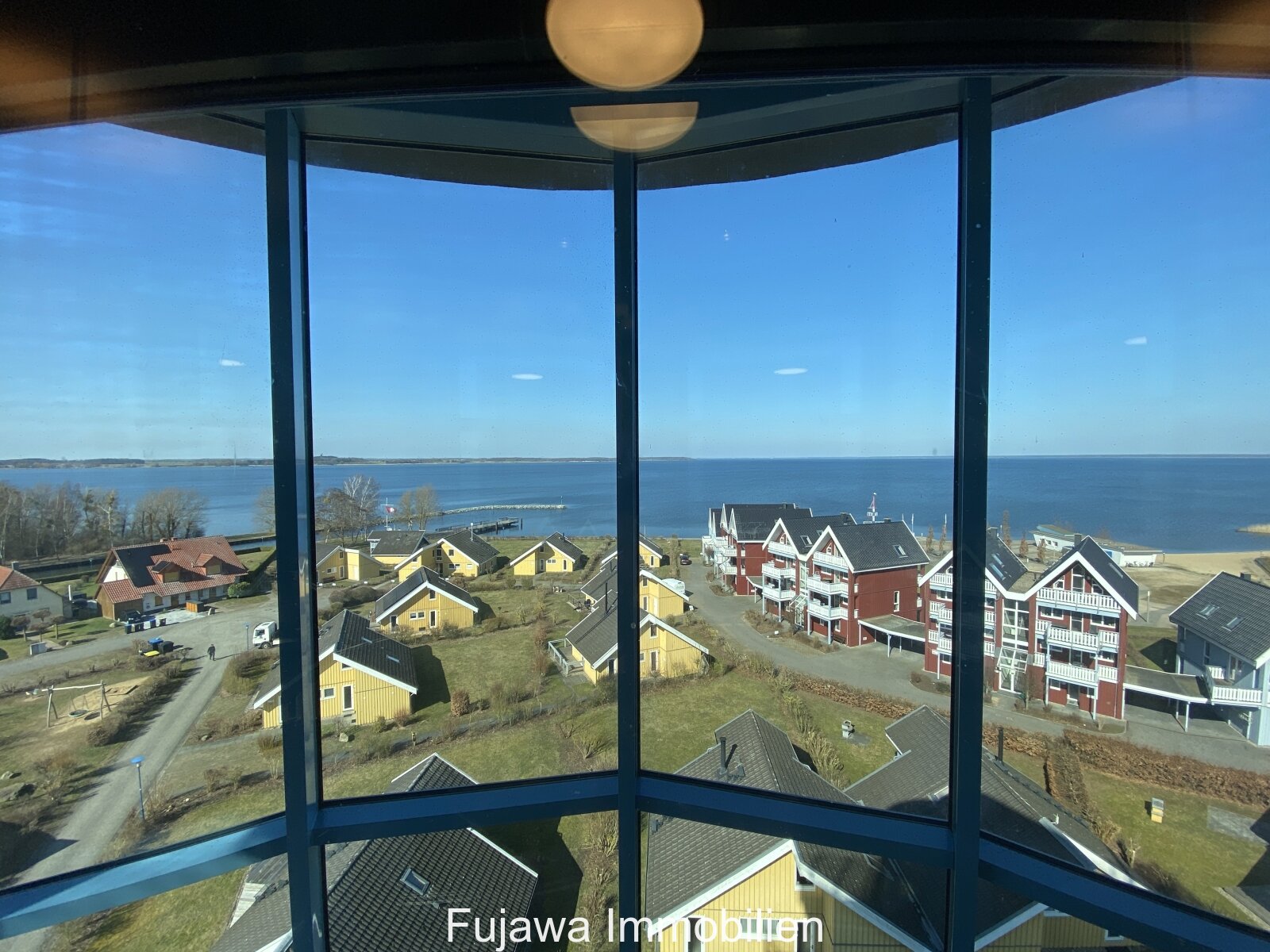 Müritzturm Aussicht aus Aufzug in ca. 20 m Höhe