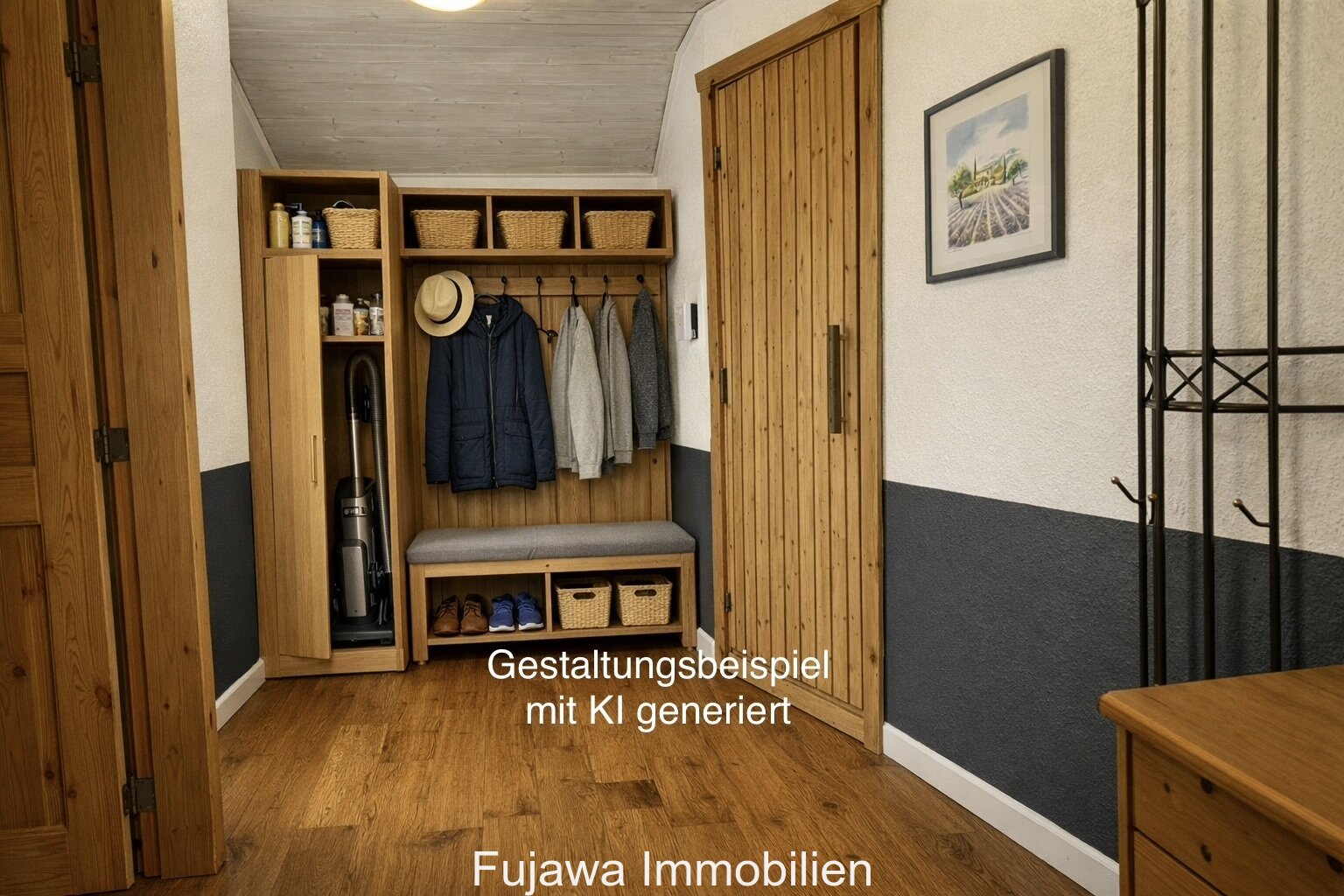 Flur_Eingang (Gestaltungsbeispiel mit KI generiert) Flur_Eingang (Gestaltungsbeispiel mit KI generiert)